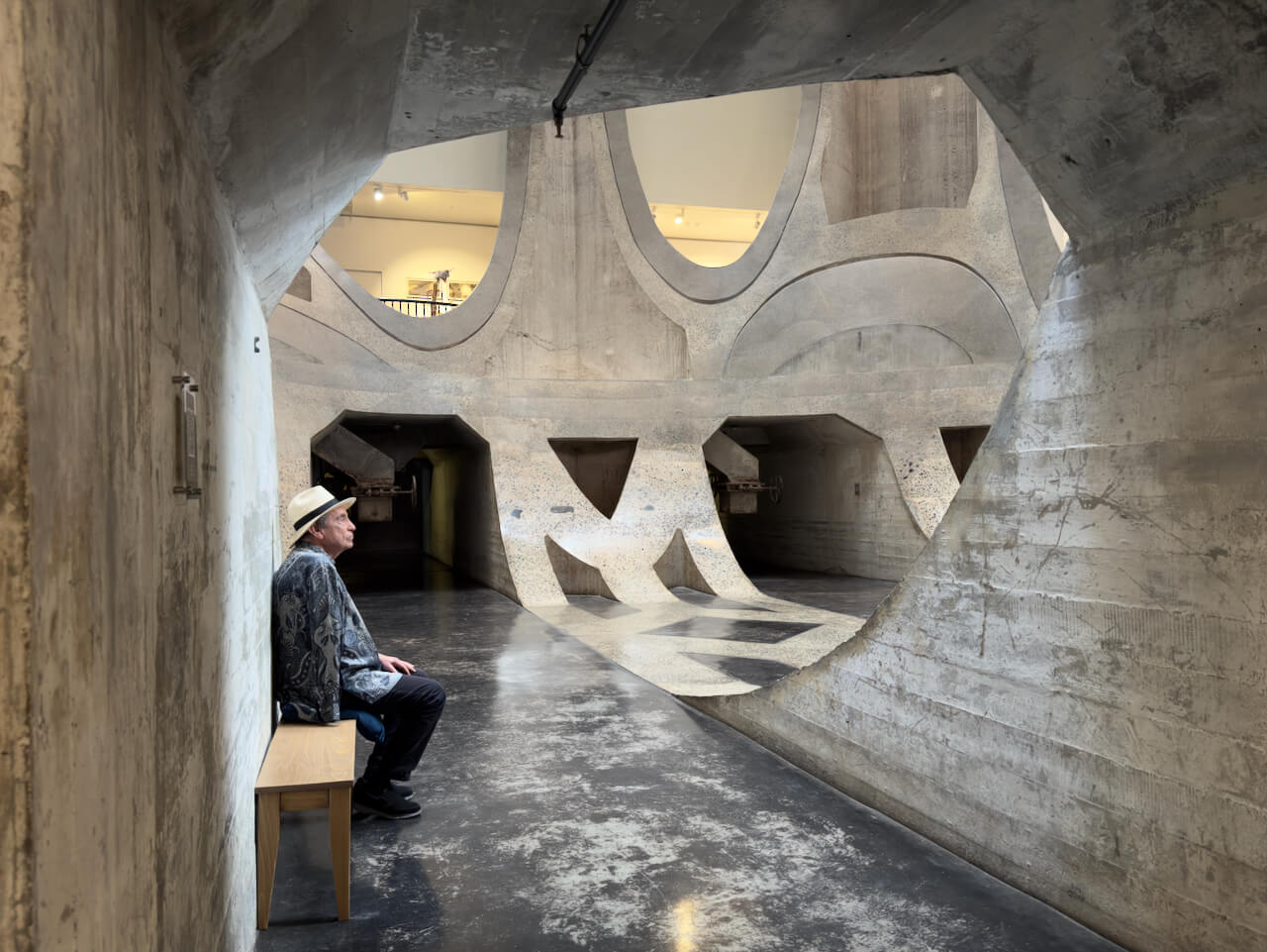 Albie at Zeitz MOCAA basement