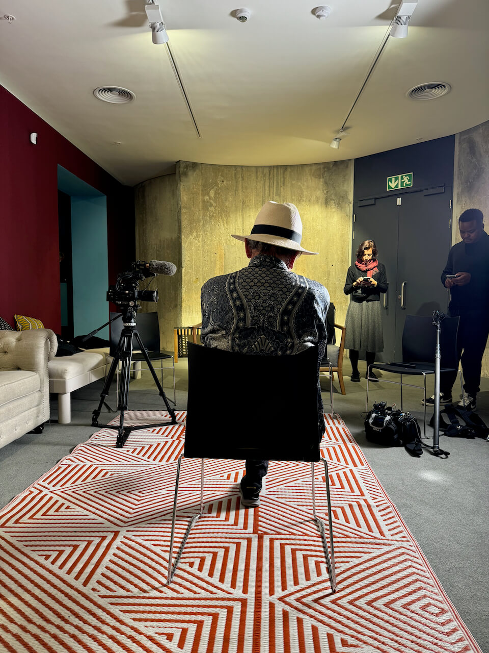 Albie, Sara Gouveia, Mike Nyembe at Zeitz MOCAA