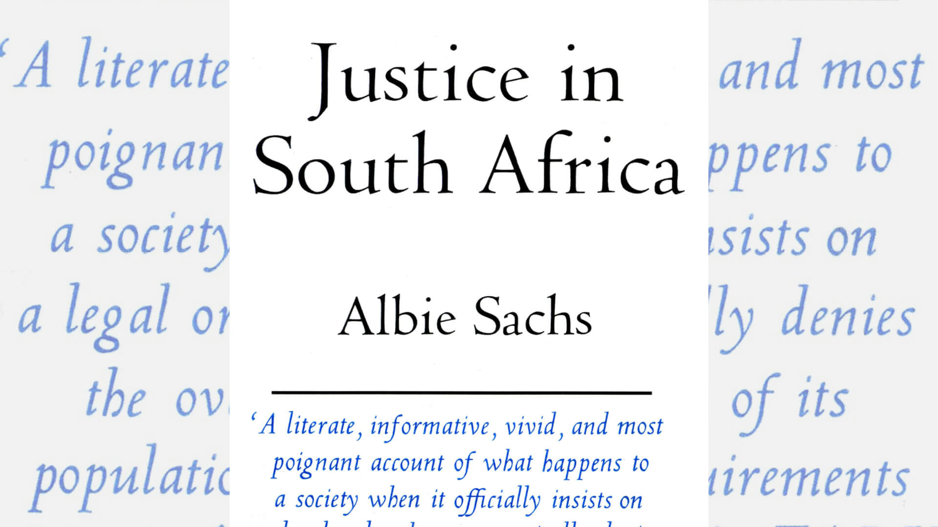 Justice in South Africa